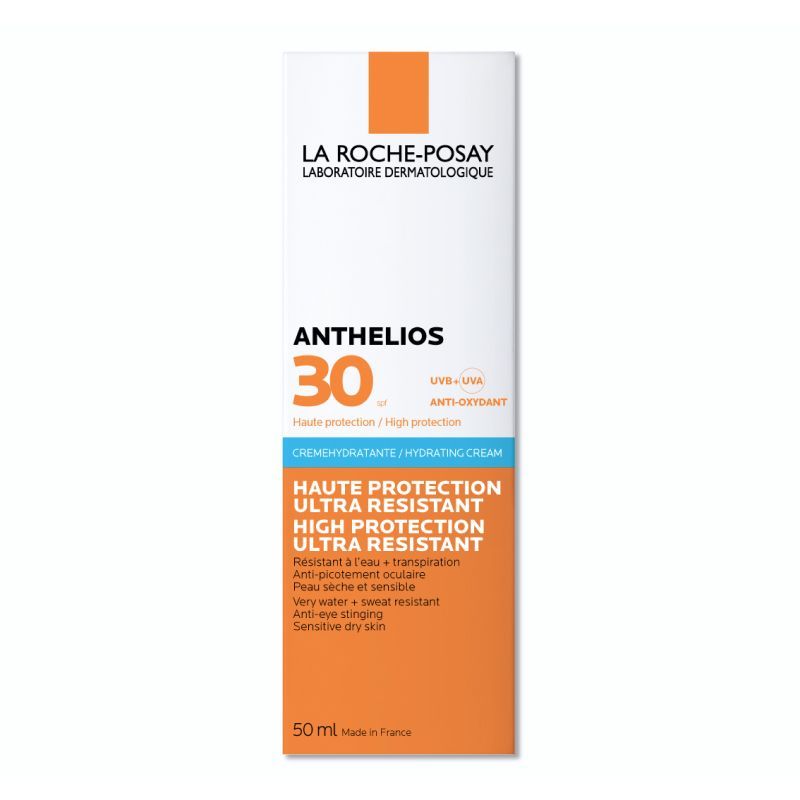 фото упаковки La Roche-Posay Anthelios SPF30 увлажняющий крем для лица и кожи вокруг глаз, крем для лица, для нормальной, сухой и чувствительной кожи, 50 мл, 1 шт. фото упаковки La Roche-Posay Anthelios SPF30 увлажняющий крем для лица и кожи вокруг глаз