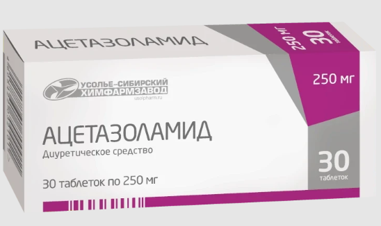 фото упаковки Ацетазоламид