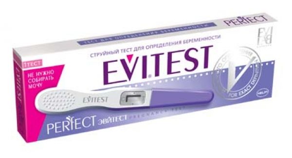 фото упаковки Evitest Perfect Тест на беременность струйный