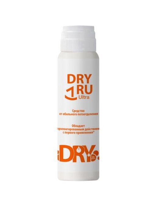 фото упаковки Dry Ru Ultra средство от обильного потоотделения с пролонгированным действием, 50 мл, 1 шт. фото упаковки Dry Ru Ultra средство от обильного потоотделения с пролонгированным действием