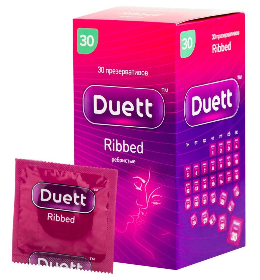 фото упаковки Презервативы Duett Ribbed