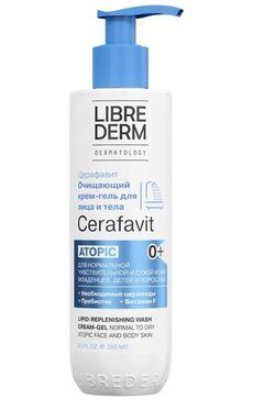 фото упаковки Librederm Cerafavit крем-гель для душа с церамидами и пребиотиком