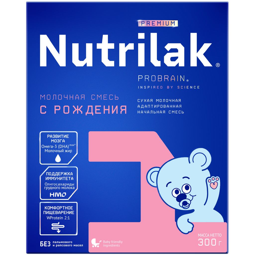 фото упаковки Nutrilak Premium 1 Смесь молочная адаптированная с рождения