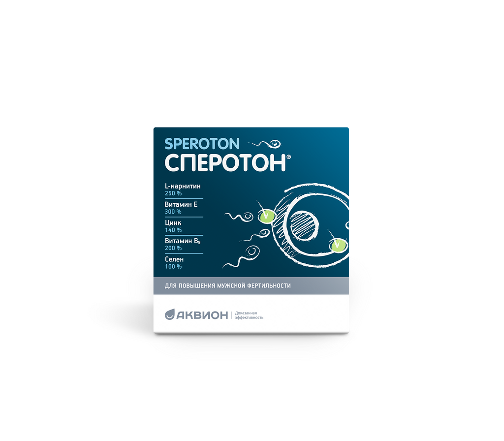 Сперотон, порошок для приготовления раствора для приема внутрь, 5 г, 30 шт.
