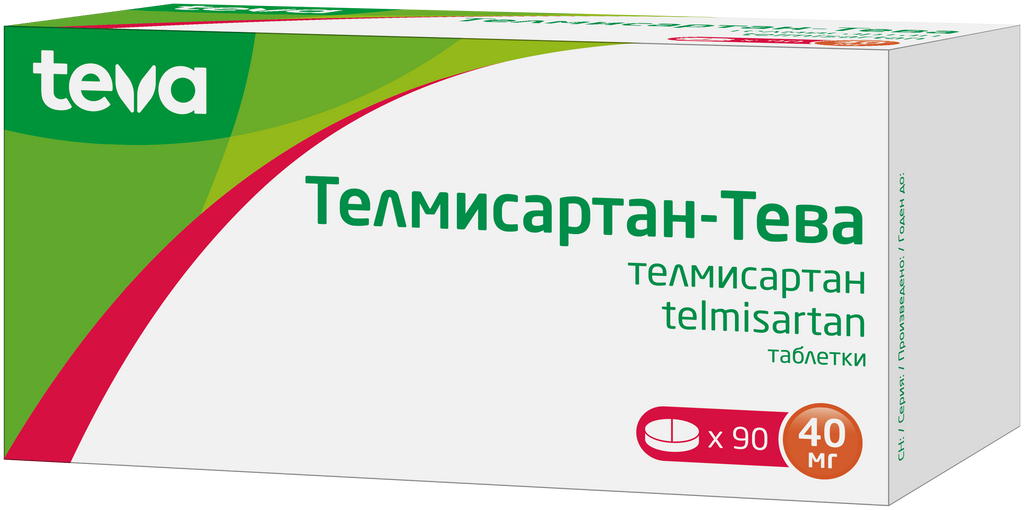 фото упаковки Телмисартан-Тева