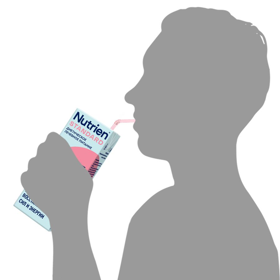 Nutrien Standard, смесь жидкая, клубника, 200 мл, 1 шт.