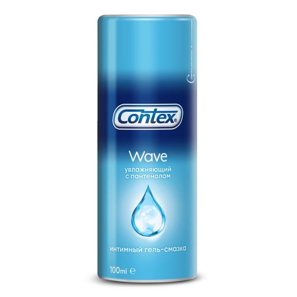 фото упаковки Гель-смазка Contex Wave, гель, увлажняющий, 100 мл, 1 шт. фото упаковки Гель-смазка Contex Wave