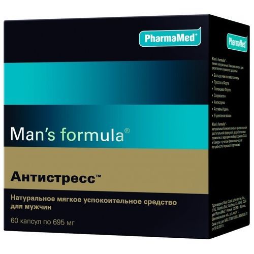 Man's formula Антистресс, 695 мг, капсулы, 60 шт.