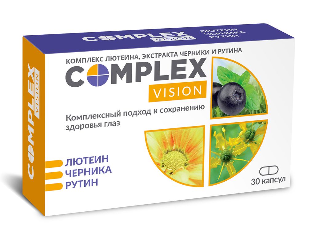 фото упаковки Complex Vision Комплексный подход к сохранению здоровья глаз