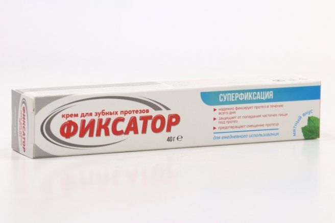 фото упаковки Фиксатор Крем для зубных протезов