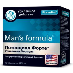 Man's formula Потенциал Форте Усиленная формула