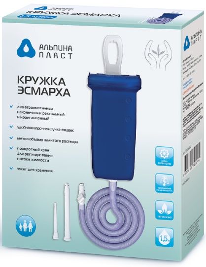 Кружка Эсмарха, 1.5 л, 1 шт.