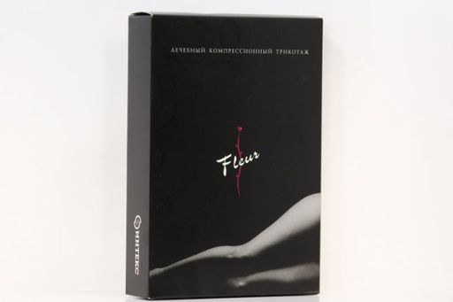 Fleur Чулки медицинские лечебно-профилактические, р. XL, 1-й класс компрессии, чулки компрессионные, черного цвета, пара, 1 шт.