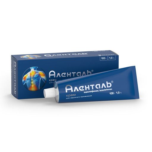 Аленталь, 1.5%, крем для наружного применения, 100 г, 1 шт.