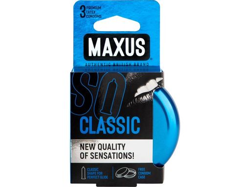 Maxus Classic презервативы классические, презерватив, 3 шт.