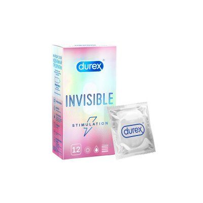 Презервативы Durex Invisible Stimulation, презерватив, ультратонкие, 12 шт.