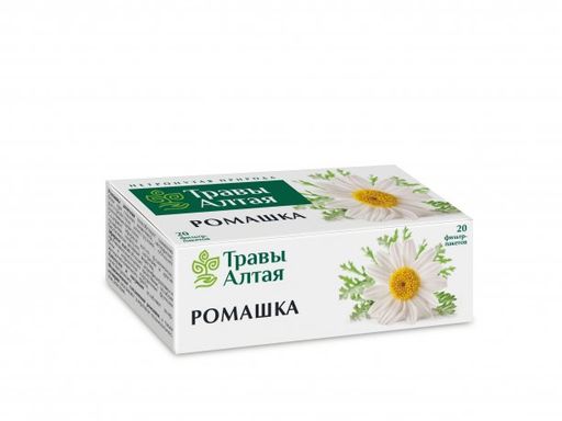 Травы Алтая Ромашки цветки, фиточай, 1.5 г, 100 шт.