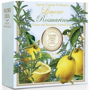Fiori Dea Мыло туалетное Лимон и розмарин, мыло, 100 г, 1 шт.