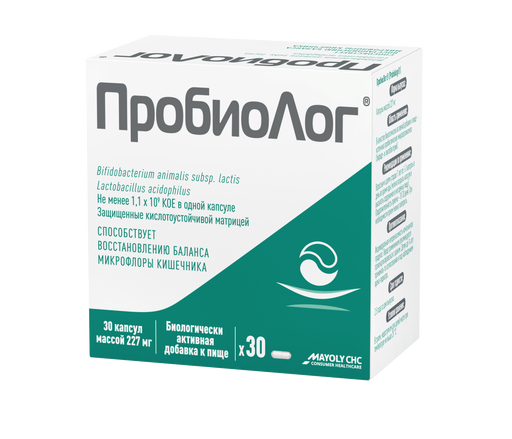 ПробиоЛог, 180 мг, капсулы, 30 шт.